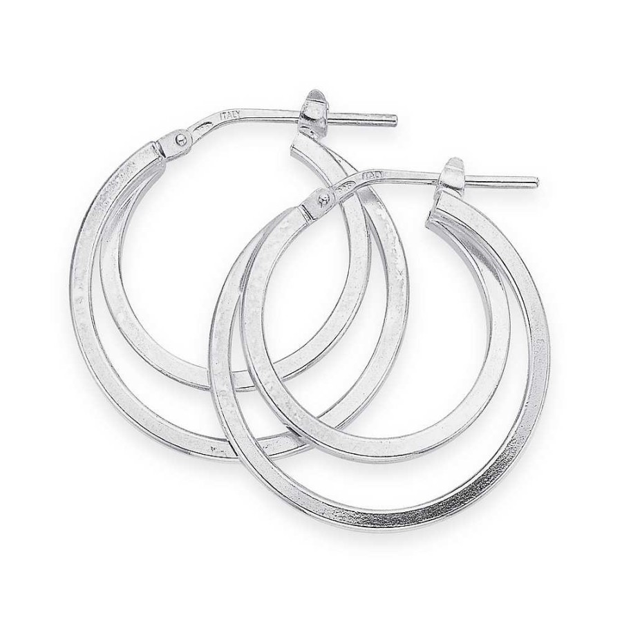 Earrings Pascoes | Sterling Silver 23Mm Hoops