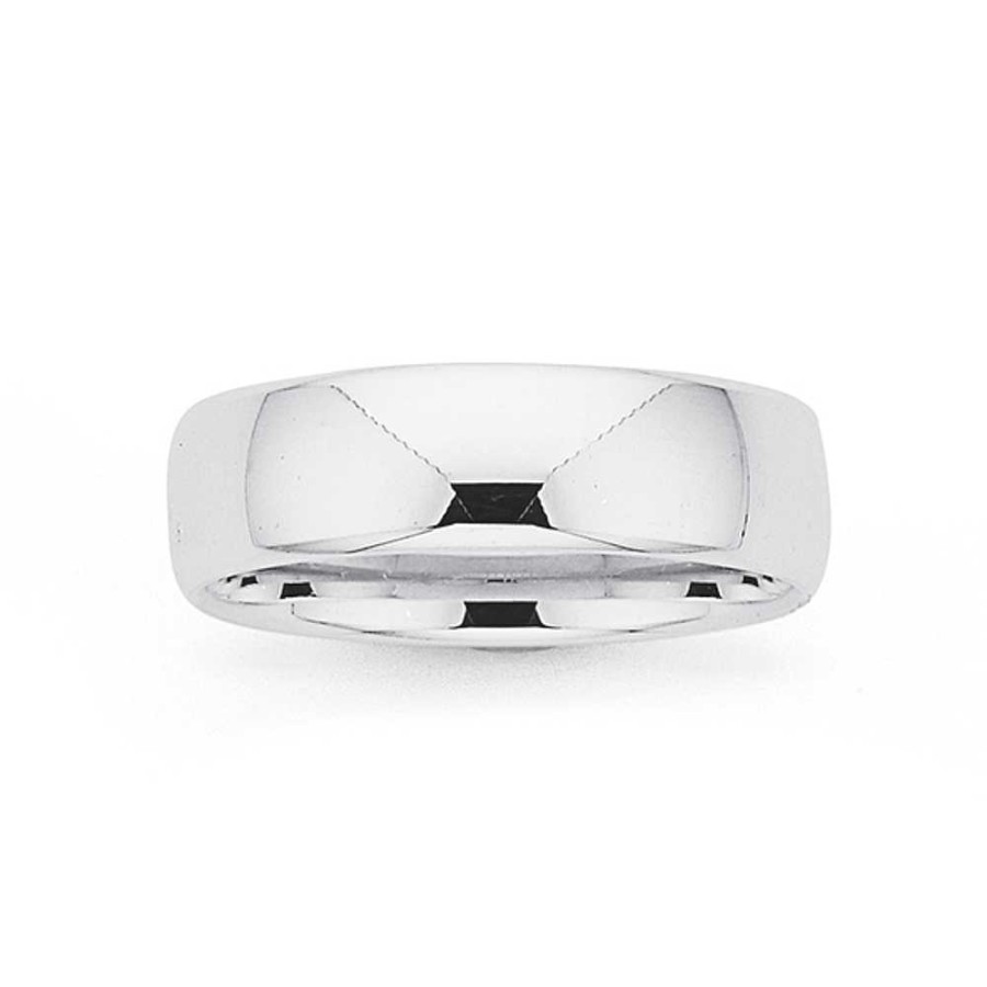 Rings Pascoes | Sterling Silver 6Mm Band Size U