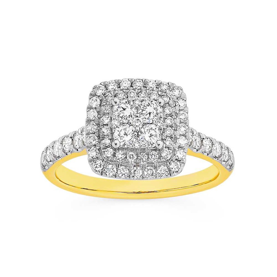 Rings Pascoes | 9Ct Gold Diamond Ring