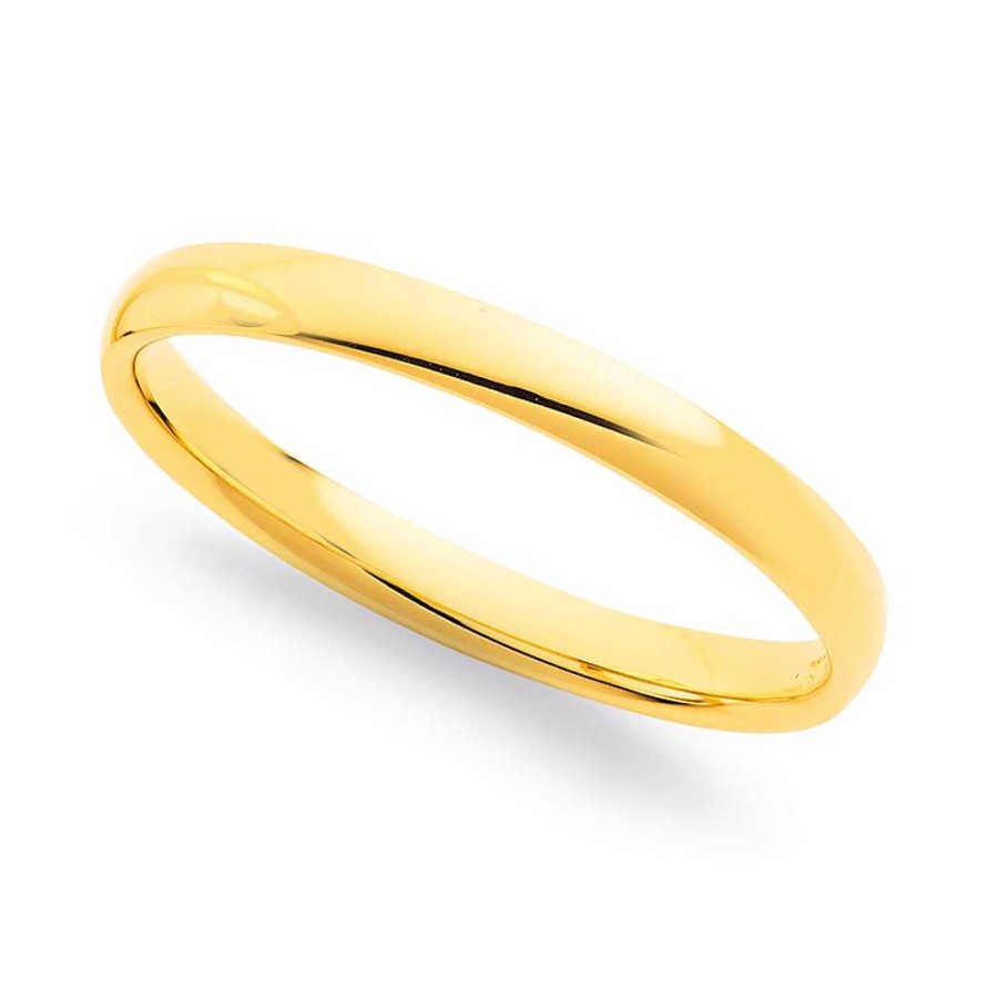 Rings Pascoes | 9Ct 2Mm Wedding Band