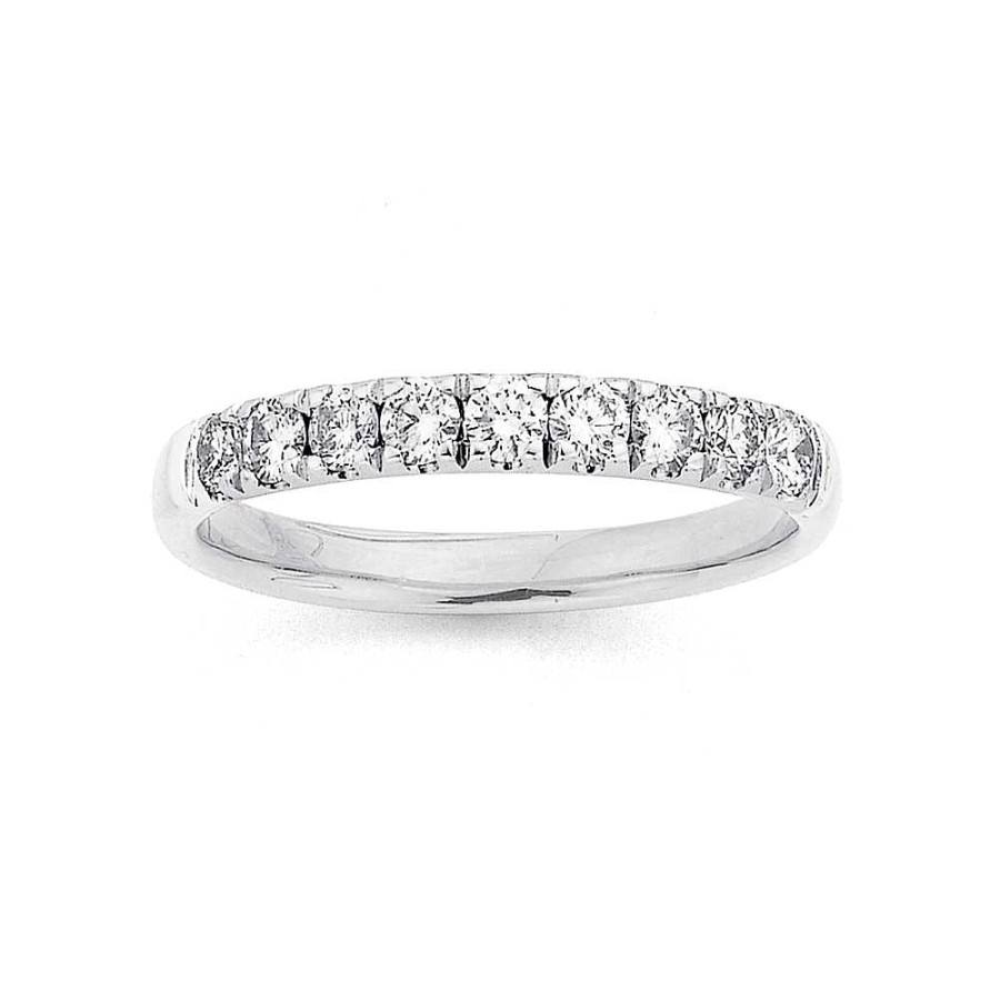 Rings Pascoes | 9Ct White Gold Diamond Ring Tdw=.52Ct