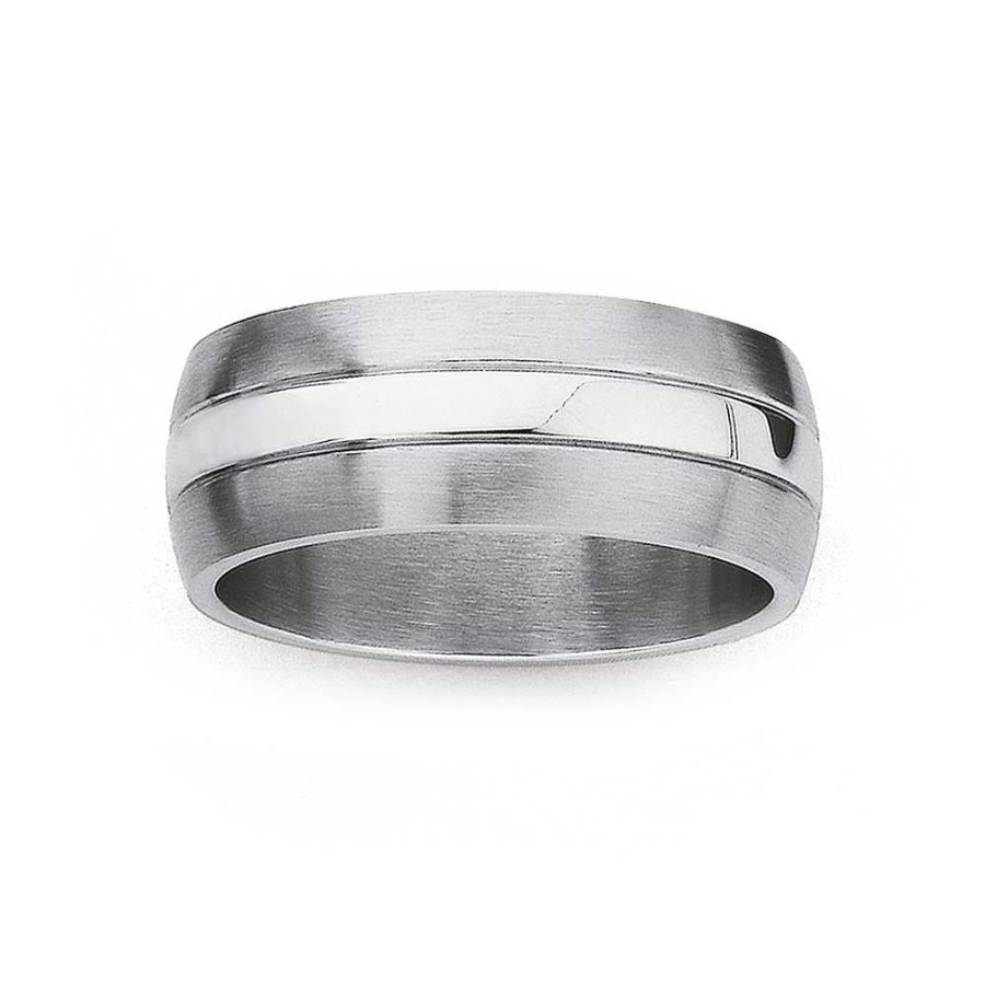 Rings Pascoes | Chisel Stainless Steel Ring (Size X)