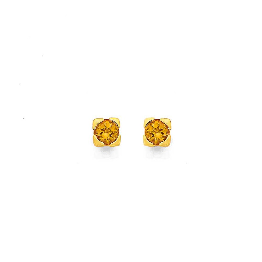 Earrings Pascoes | 9Ct Citrine Studs