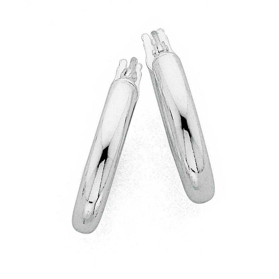 Earrings Pascoes | 12Mm Hoops In Sterling Silver