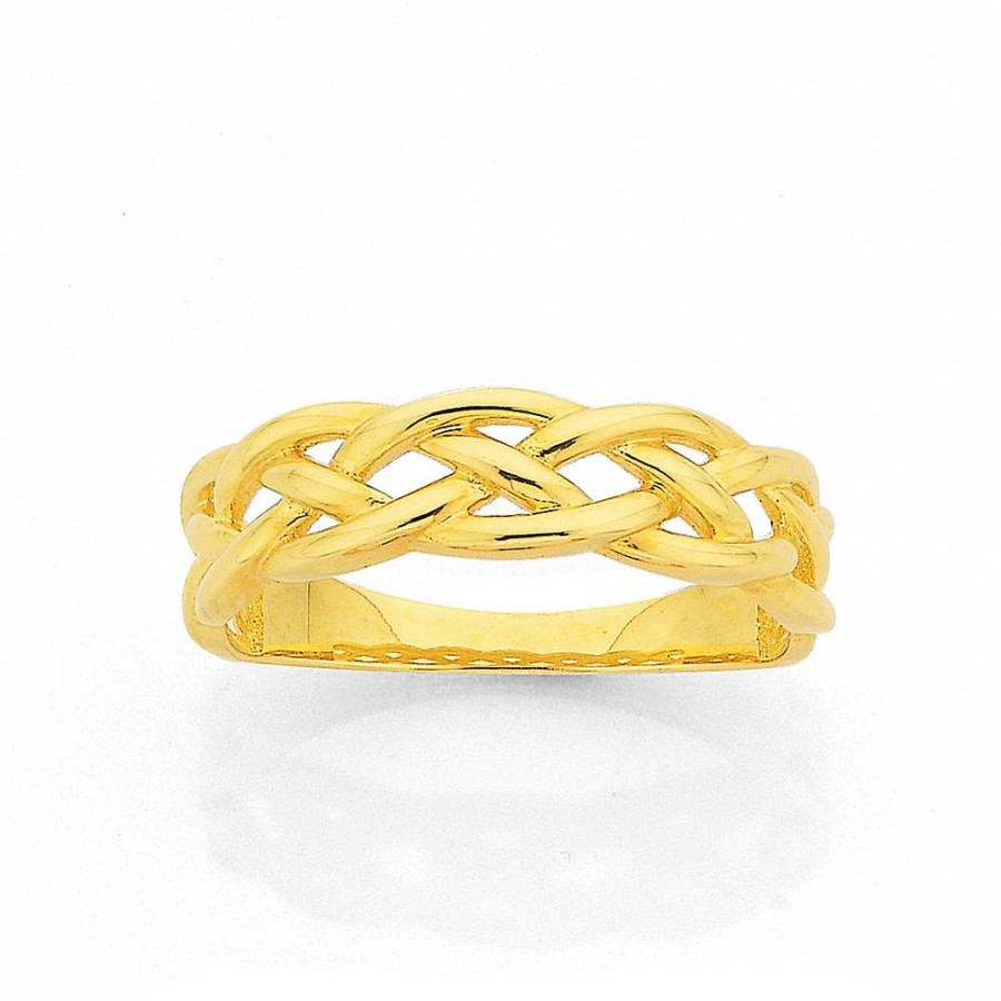 Rings Pascoes | 9Ct Braided Ring