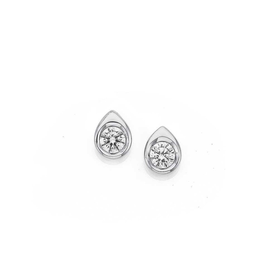 Earrings Pascoes | Sterling Silver Cubic Zirconia Studs