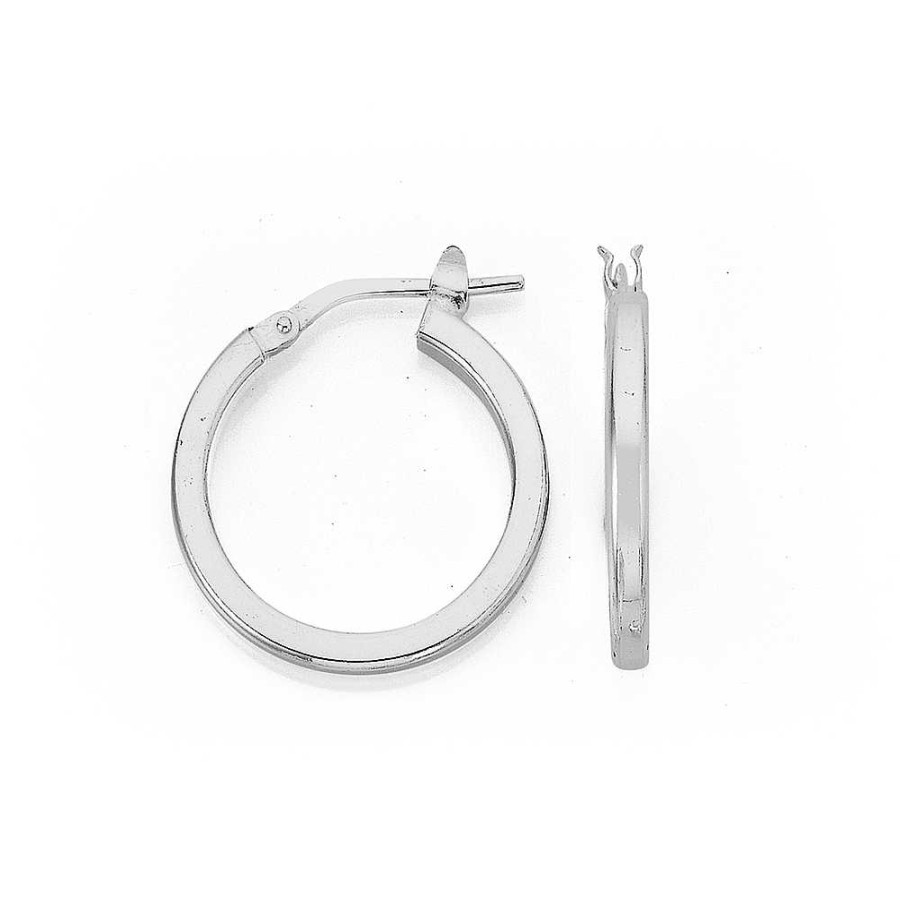 Earrings Pascoes | Sterling Silver 15Mm Hoops