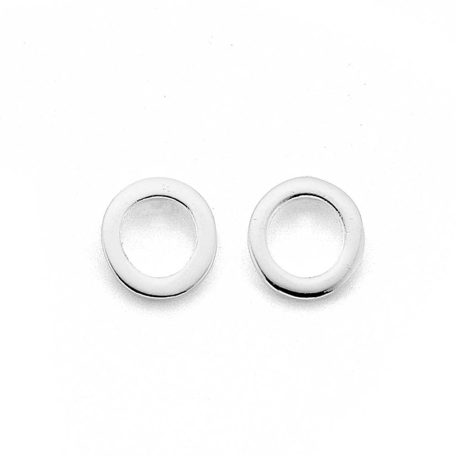 Earrings Pascoes | Sterling Silver Circle Studs