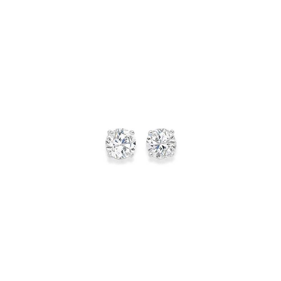 Earrings Pascoes | 9Ct Cubic Zirconia Stud Earrings