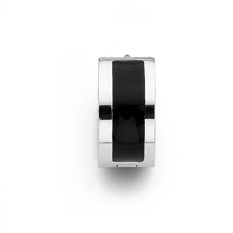 Earrings Pascoes | Chisel Stainless Steel Single Huggie Earring