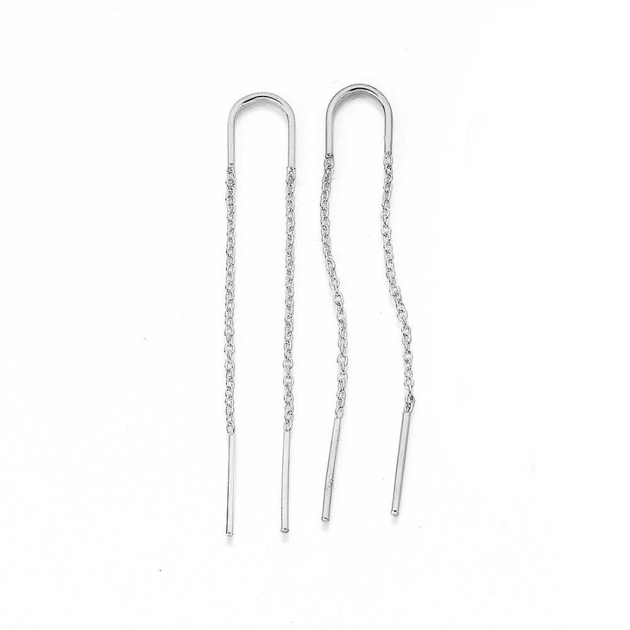 Earrings Pascoes | Thread Earrings In Sterling Silver