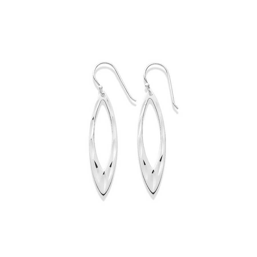 Earrings Pascoes | Sterling Silver Diamond Cut Earrings