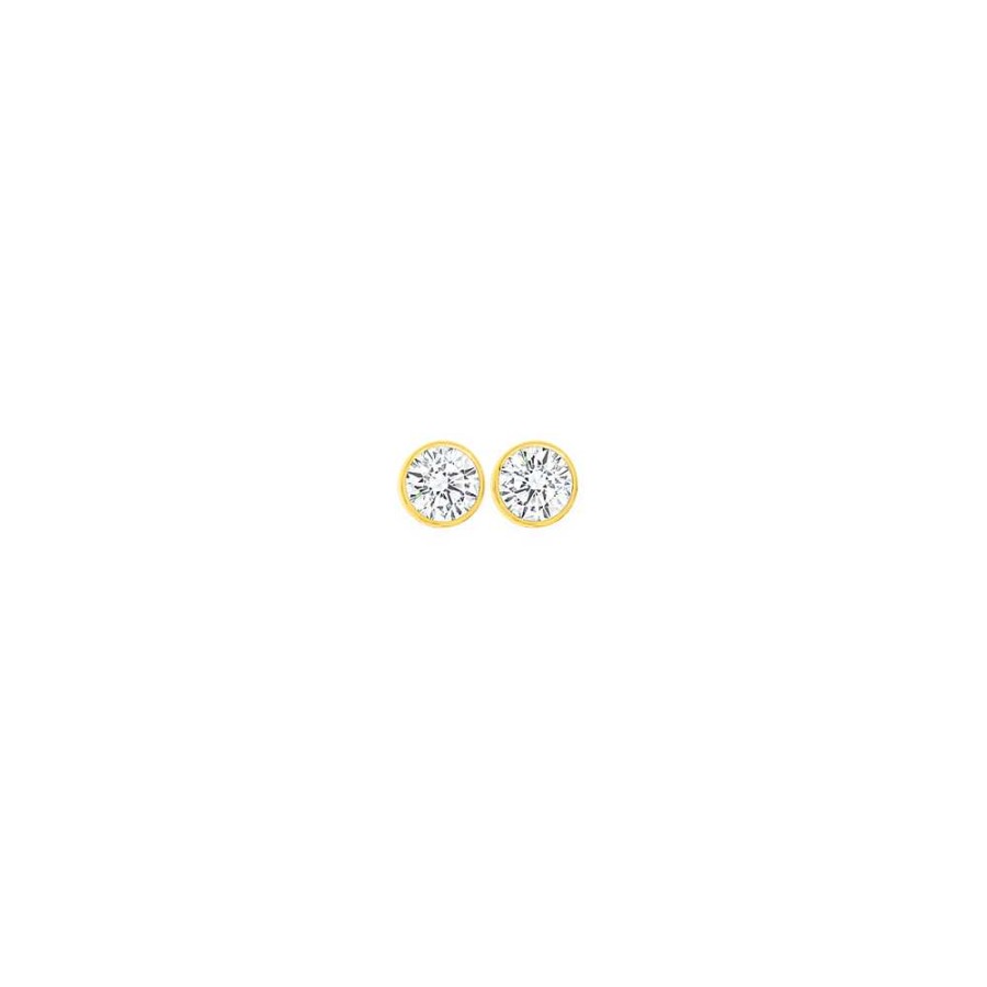 Earrings Pascoes | 9Ct Cubic Zirconia Studs