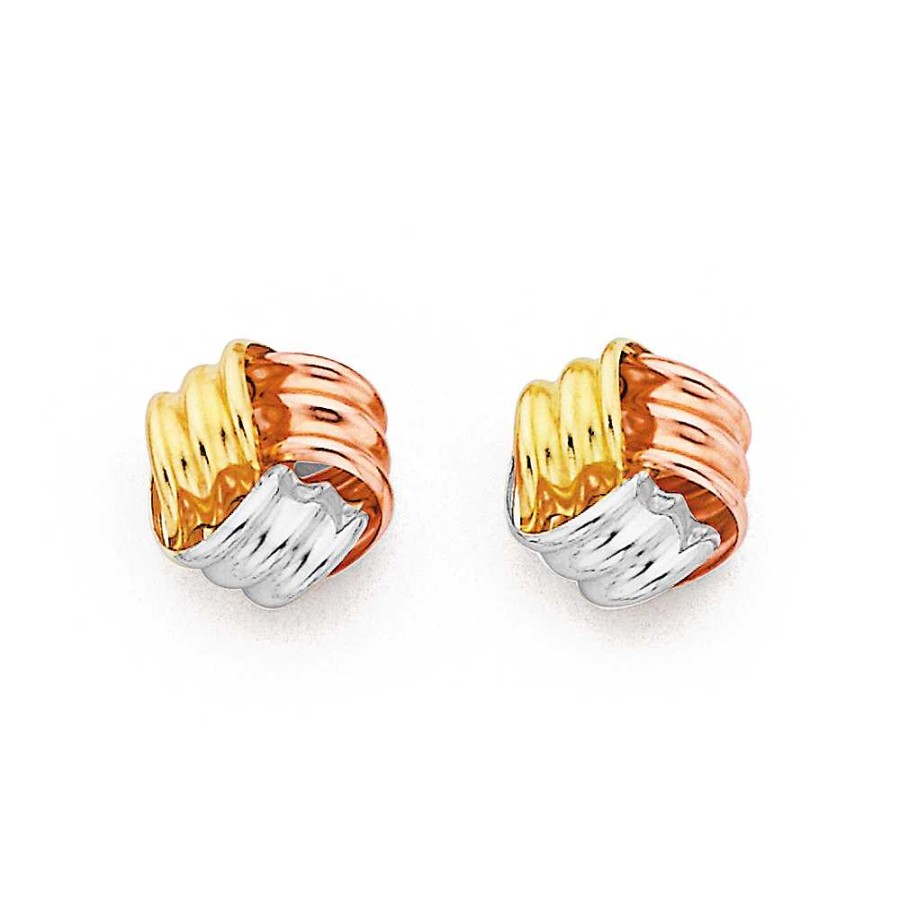 Earrings Pascoes | 9Ct Knot Studs