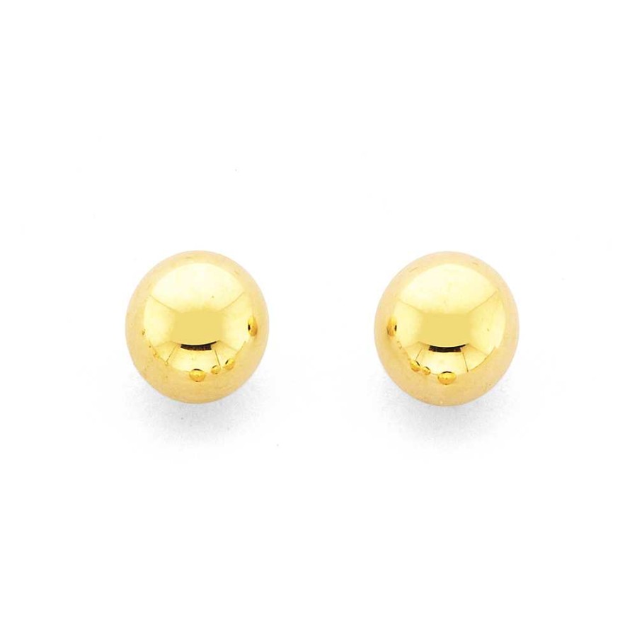 Earrings Pascoes | 9Ct 5Mm Ball Stud Earrings