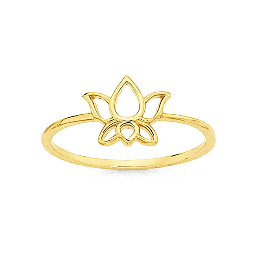 Rings Pascoes | 9Ct Lotus Dress Ring