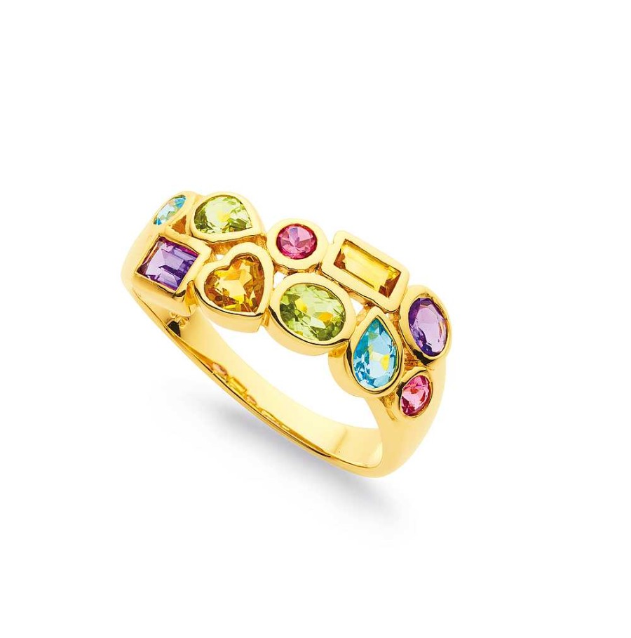 Rings Pascoes | 9Ct Multi Stone Ring