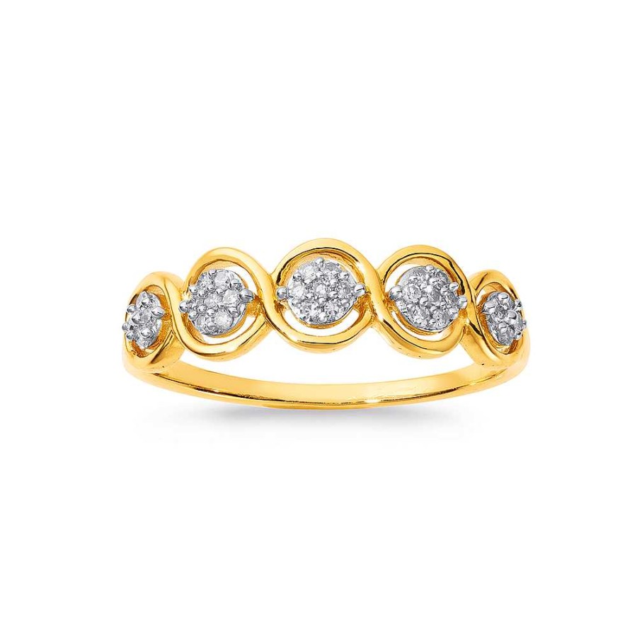 Rings Pascoes | 9Ct Diamond Ring Tdw=.12Ct