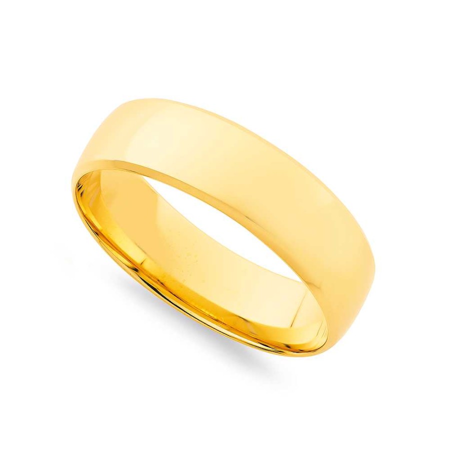 Rings Pascoes | 9Ct 7Mm Wedding Band