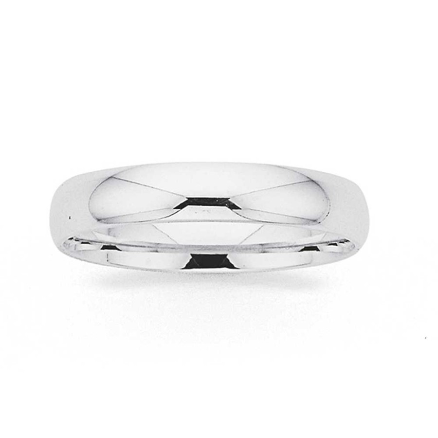 Rings Pascoes | Sterling Silver 3.5Mm Band Ring Size N