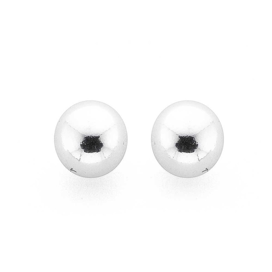 Earrings Pascoes | Sterling Silver 6Mm Ball Studs