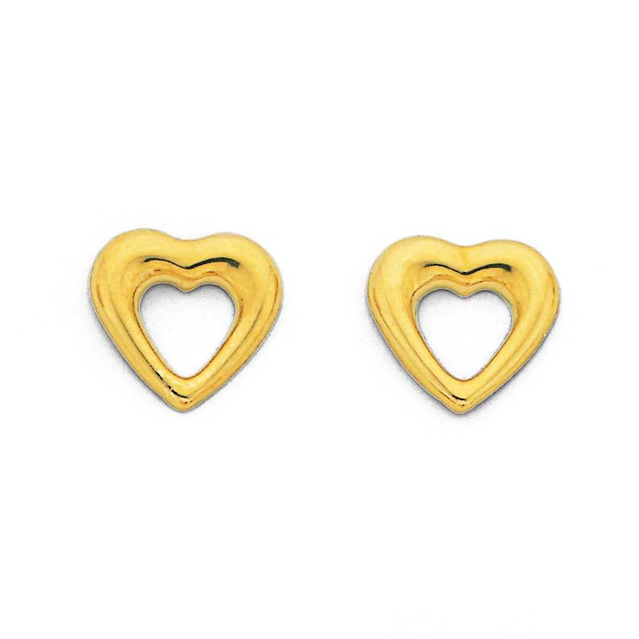 Earrings Pascoes | 9Ct Heart Studs