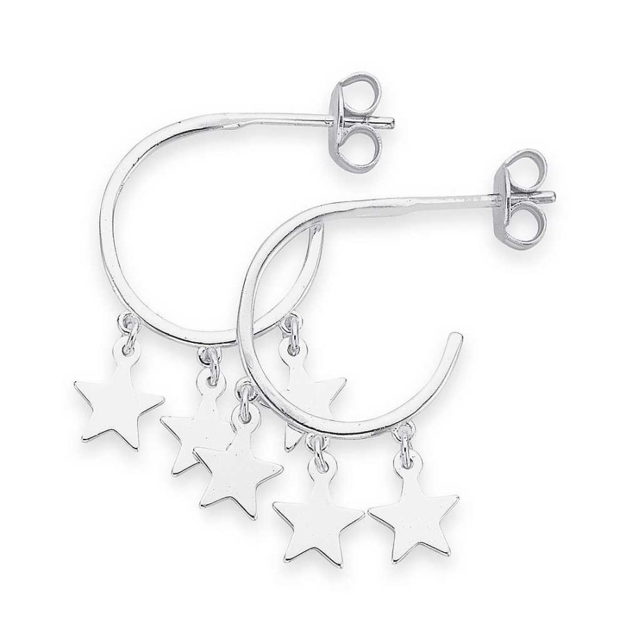 Earrings Pascoes | Sterling Silver Star Earrings