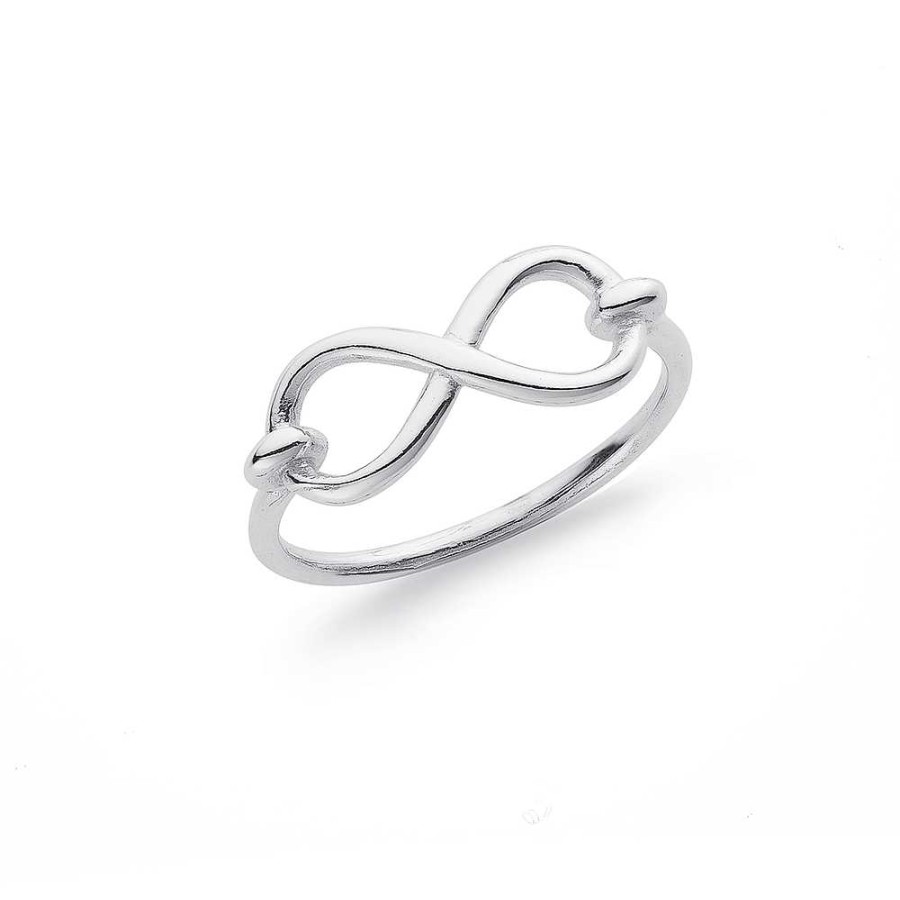 Rings Pascoes | Sterling Silver Infinity Ring Size M