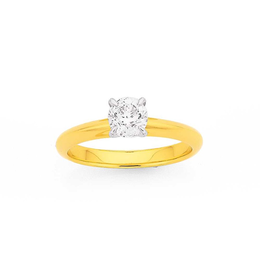 Rings Pascoes | 18Ct Diamond Solitaire Ring Tdw=.70Ct