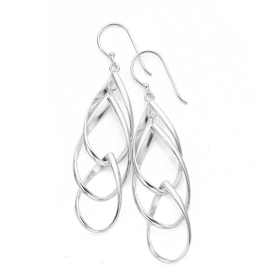 Earrings Pascoes | Sterling Silver Teardrop Earrings