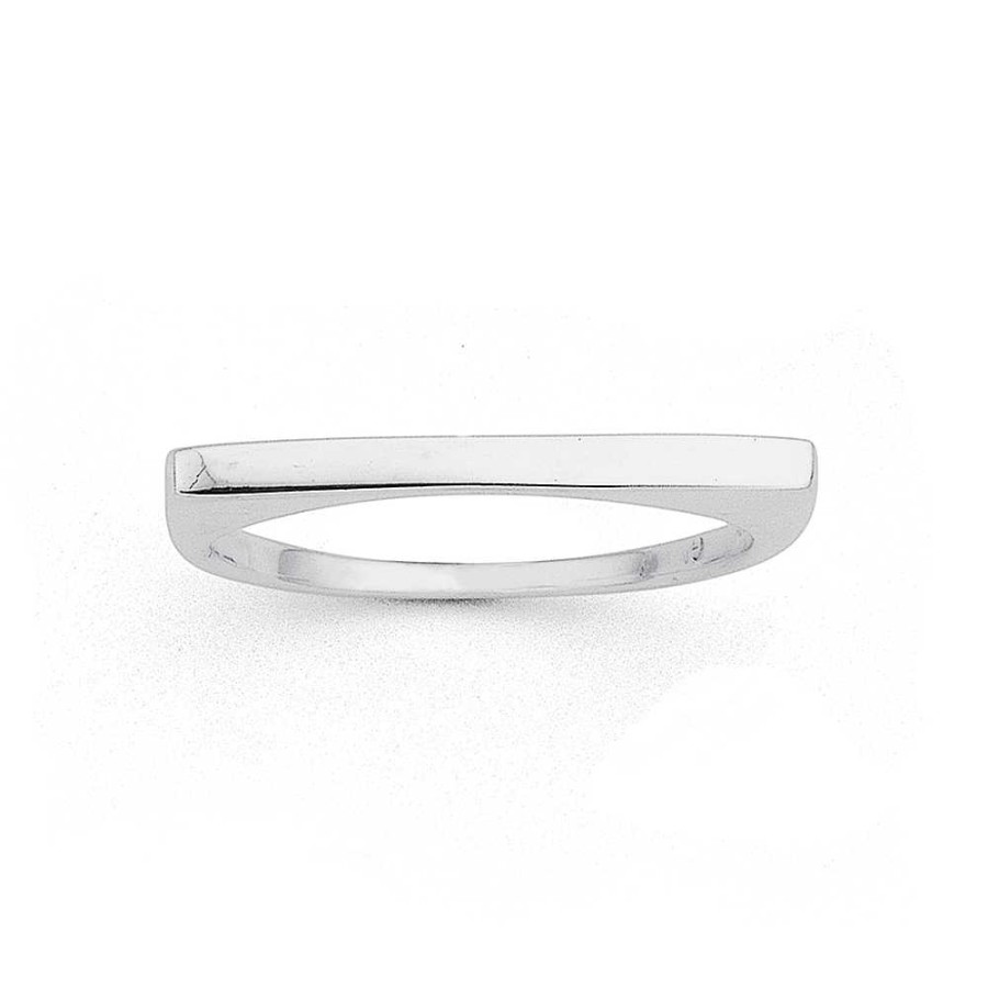 Rings Pascoes | Sterling Silver Slim Bar Ring