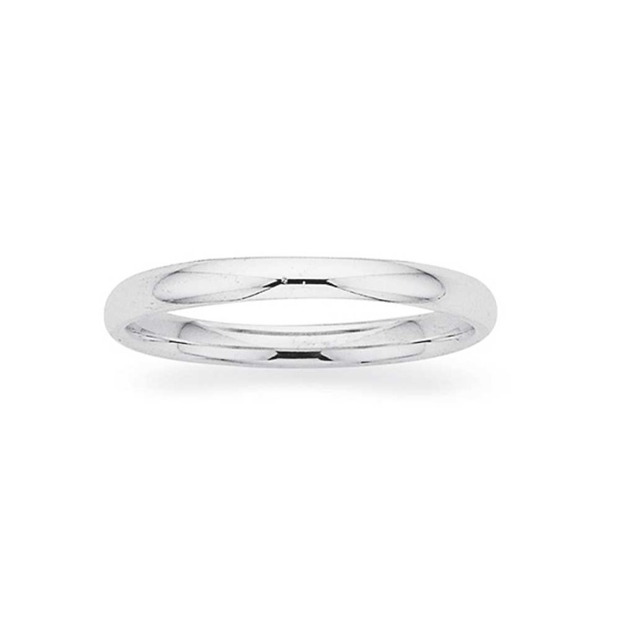 Rings Pascoes | Sterling Silver 2Mm Band Ring Size K