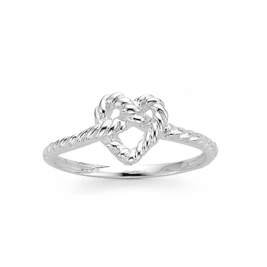 Rings Pascoes | Sterling Silver Rope Knot Ring