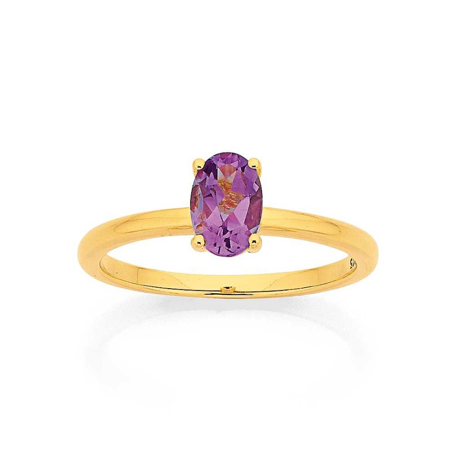 Rings Pascoes | 9Ct Amethyst Ring