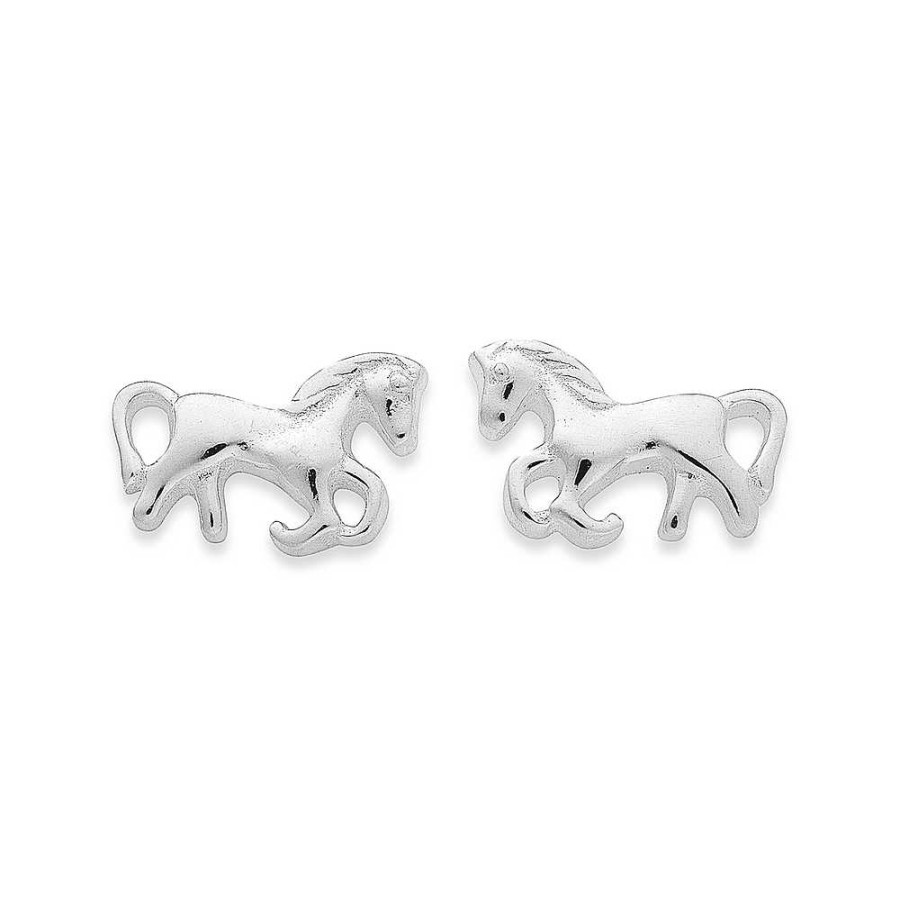 Earrings Pascoes | Sterling Silver Horse Studs