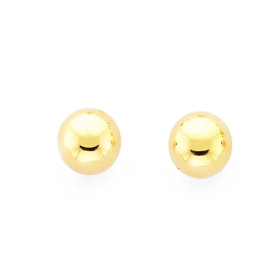 Earrings Pascoes | 9Ct 4Mm Ball Stud Earrings