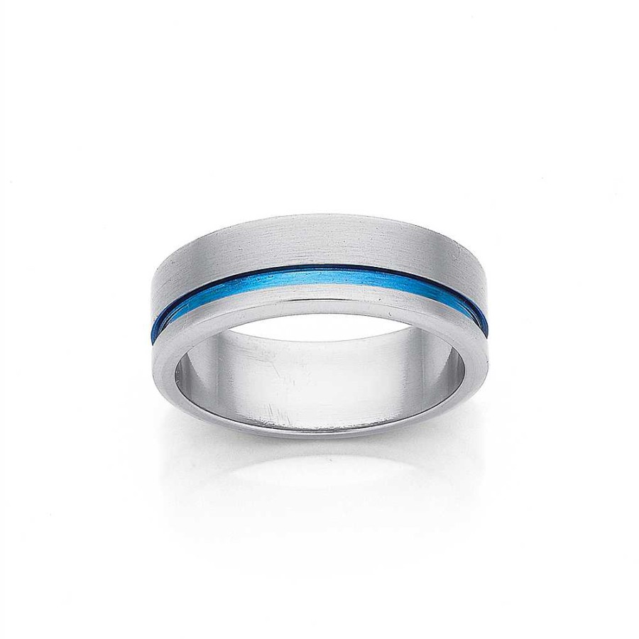 Rings Pascoes | Titanium Wedding Band 7Mm Wide