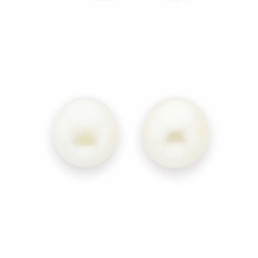 Earrings Pascoes | 9Ct 6-6.5Mm Cultured Freshwater Pearl Studs