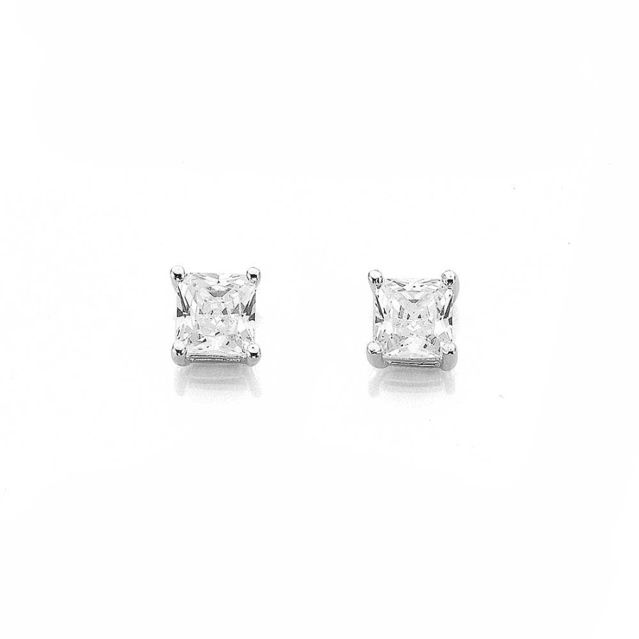 Earrings Pascoes | Sterling Silver Cz Studs