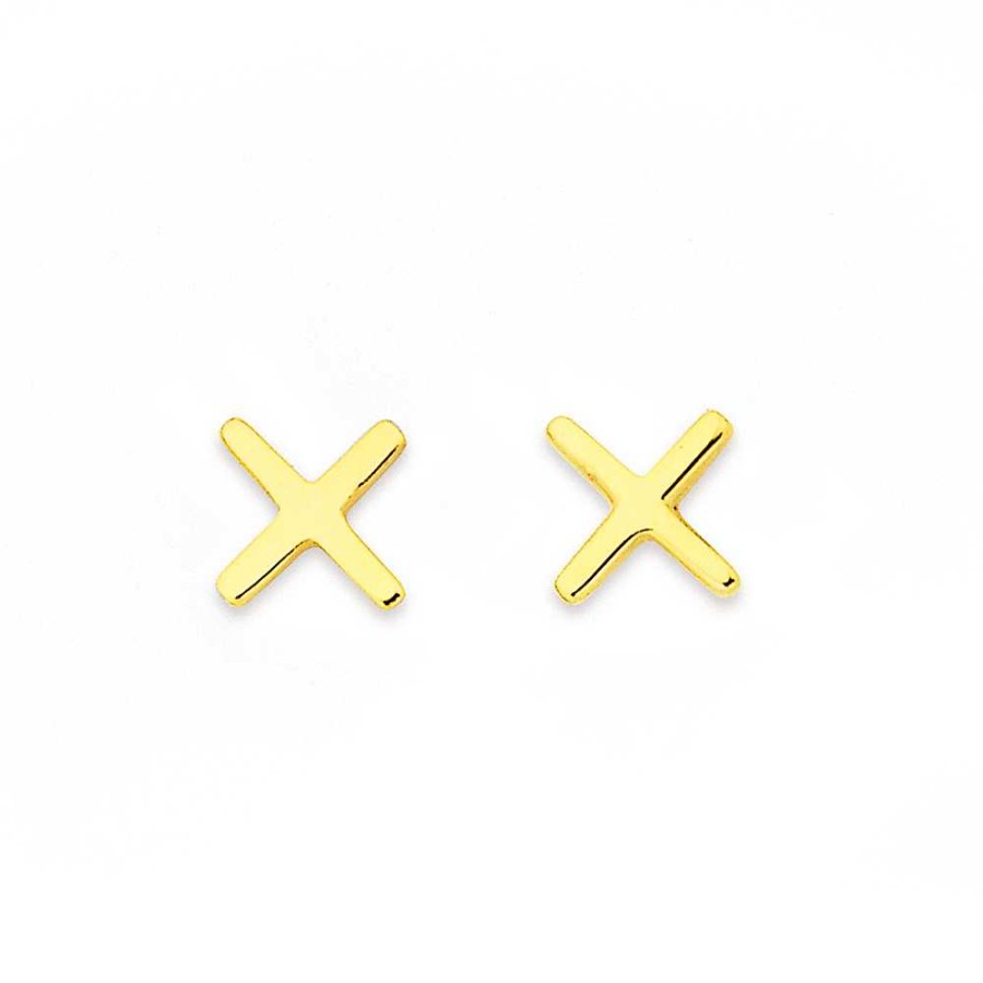 Earrings Pascoes | 9Ct Kiss Studs