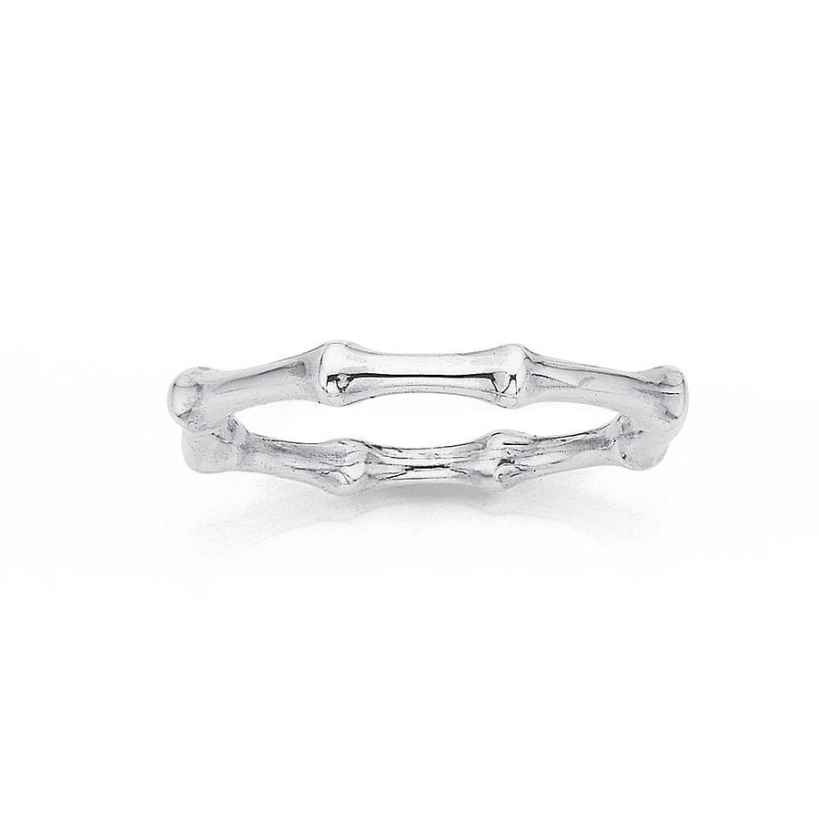 Rings Pascoes | Sterling Silver Bamboo Ring