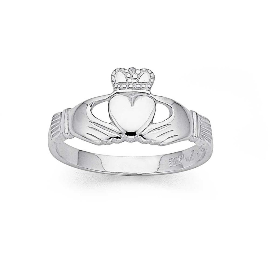 Rings Pascoes | Sterling Silver Claddagh Ring