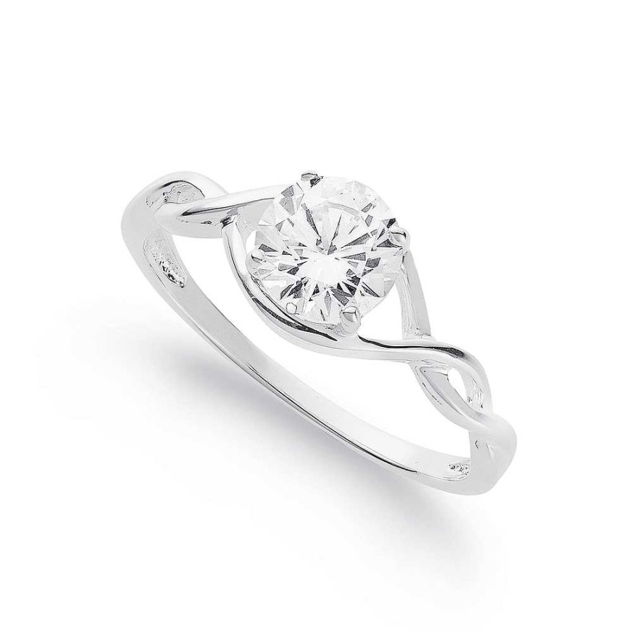 Rings Pascoes | Sterling Silver Cubic Zirconia Ring