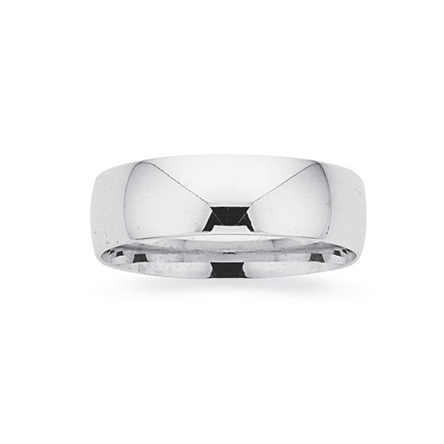 Rings Pascoes | Sterling Silver 6Mm Band Size T