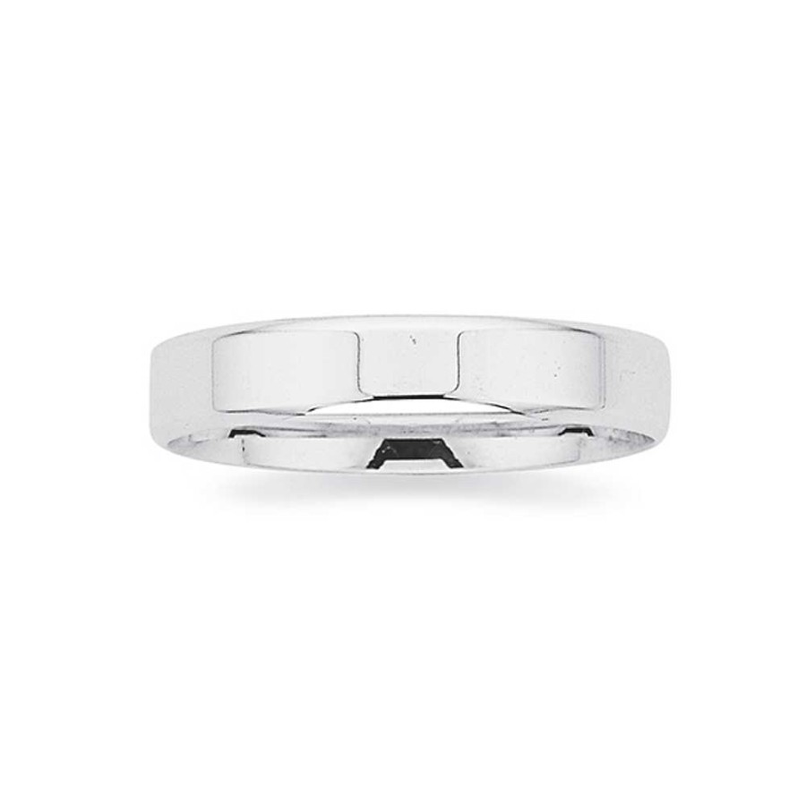 Rings Pascoes | Sterling Silver 3.5Mm Flat Band Size P