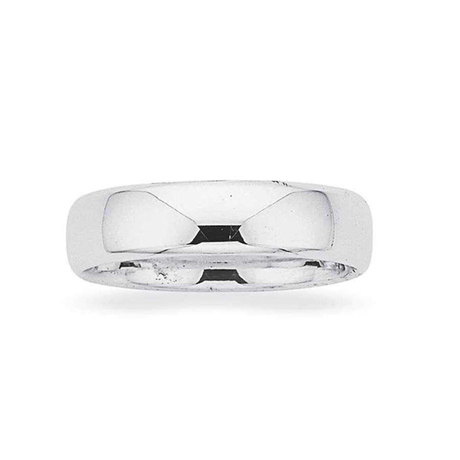 Rings Pascoes | Sterling Silver 5Mm Band Size R