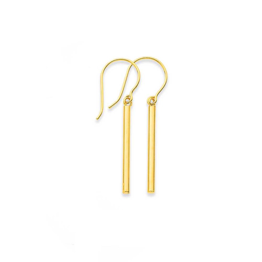 Earrings Pascoes | 9Ct Bar Drop Earrings