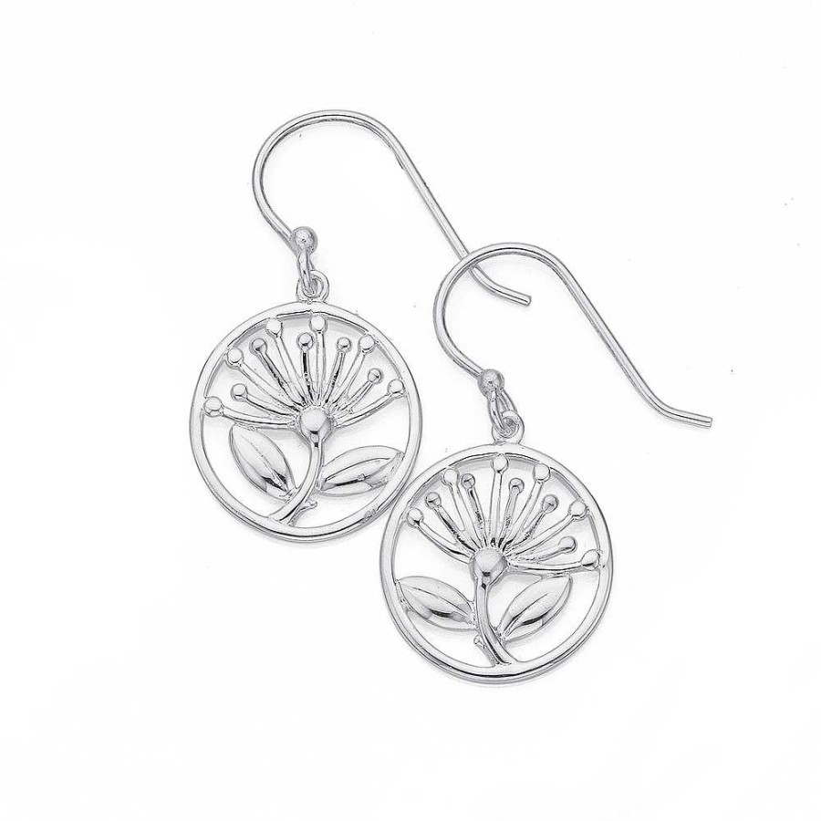 Earrings Pascoes | Sterling Silver Pohutukawa Earrings