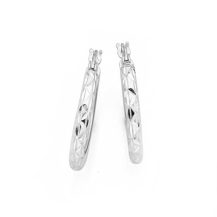 Earrings Pascoes | Sterling Silver Hoop Earrings