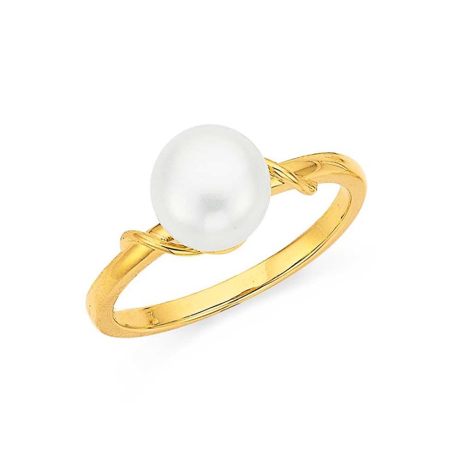 Rings Pascoes | 9Ct Freshwater Pearl Ring